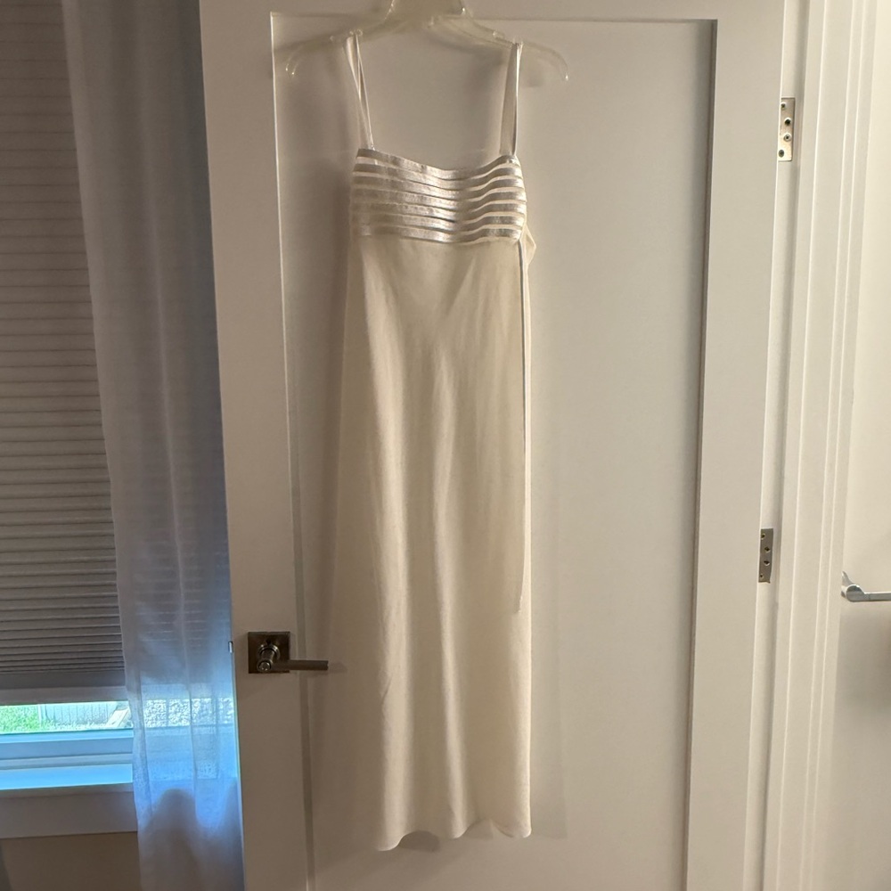 Jones New York White Strapless Dress